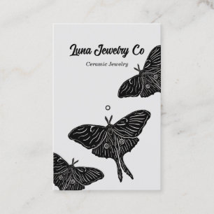 Mystiek Luna Moth Sieraden Pin Visitekaartje