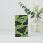 Mystiek Luna Moth Sieraden Pin Visitekaartje (Staand voorkant)