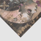 MYSTIEK MAAN EN MOT DECOUPAGE TISSUEPAPIER (Detail)