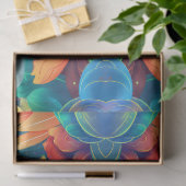 Mystiek magisch landschap bloemen tissuepapier (Geschenk)