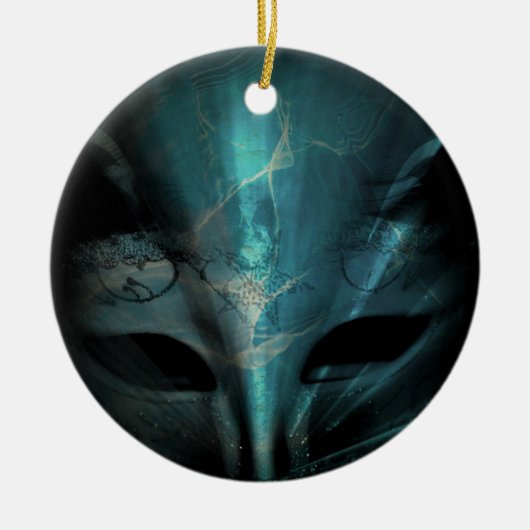 Mystiek Masker Ornament (Voorkant)