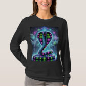 Mystiek Neon Cobra T-shirt ontwerp. (Voorkant)
