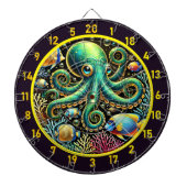 Mystiek Octopus Dartbord (Voorkant)