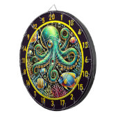 Mystiek Octopus Dartbord (Voorkant Rechts)