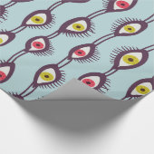 Mystiek Ogen Patroon - Psychedelische Trippy Desig Cadeaupapier (Hoek)