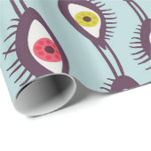 Mystiek Ogen Patroon - Psychedelische Trippy Desig Cadeaupapier (Rol Hoek)