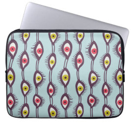 Mystiek Ogen Patroon - Psychedelische Trippy Desig Laptop Sleeve