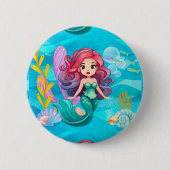 Mystiek ontwerp ronde button 5,7 cm (Voorkant)