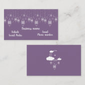 Mystiek ontwerp visitekaartje (Voorkant / Achterkant)