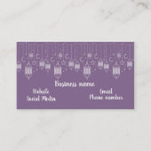 Mystiek ontwerp visitekaartje (Voorkant)