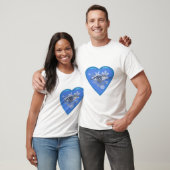 Mystiek Oog Bloemhart T-shirt (Unisex)