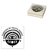 Mystiek Oog Boho Handgemaakt door Gepersonaliseerd Rubberstempel (Gestempeld)