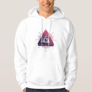 Mystiek oog heilige geometrie spirituele symboolku hoodie