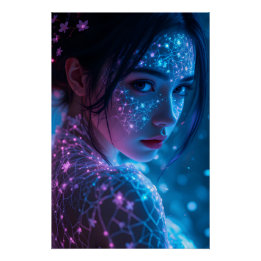 Mystiek over de schouder perfect poster