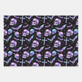 Mystiek Paarse Gotisch Inpakpapier Vel (Voorkant 2)