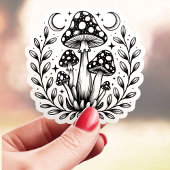 Mystiek paddenstoelenbos sticker