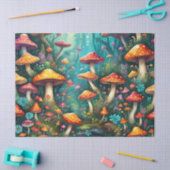 Mystiek paddenstoelenbos tissuepapier (Craft)