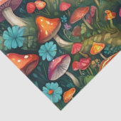 Mystiek paddenstoelenbos tissuepapier (Detail)