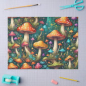 Mystiek paddenstoelenbos tissuepapier (Craft)