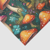 Mystiek paddenstoelenbos tissuepapier (Detail)