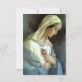 Mystiek Roos Maagd Mary Memorare Prayer Heilige He Bedankkaart (Voorkant)