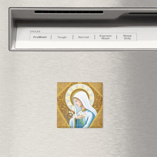 Mystiek Roos Magneet (Insitu (Vaatwasser))