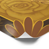 Mystiek Roos Poster (Hoek)