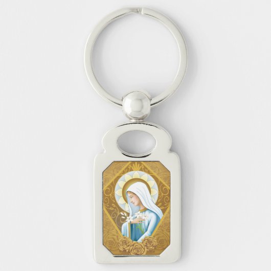 Mystiek Roos Sleutelhanger (Voorkant)