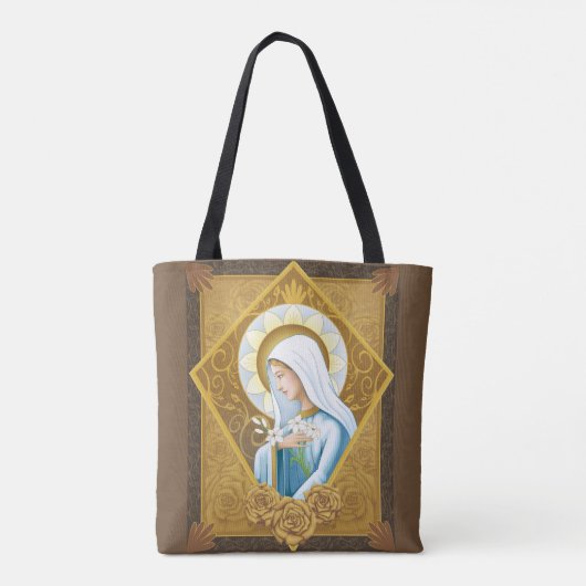 Mystiek Roos Tote Bag (Achterkant)