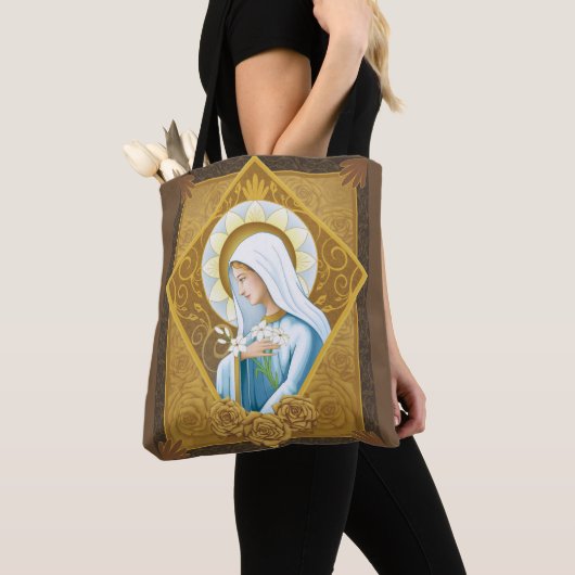 Mystiek Roos Tote Bag (Dichtbij)