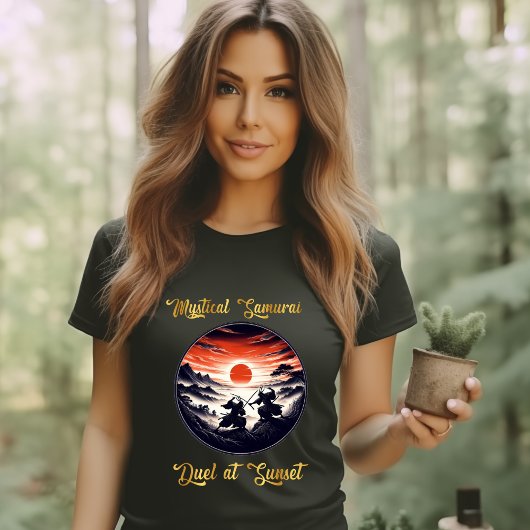 Mystiek Samurai Duel bij Sunset T-shirt