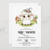 mystiek schaap Baby shower Kaart (Voorkant / Achterkant)