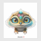 Mystiek schepselontwerp .1 sticker (Vel)