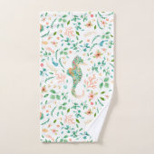 Mystiek SeahorsePattern Bad Handdoek (Handdoek)