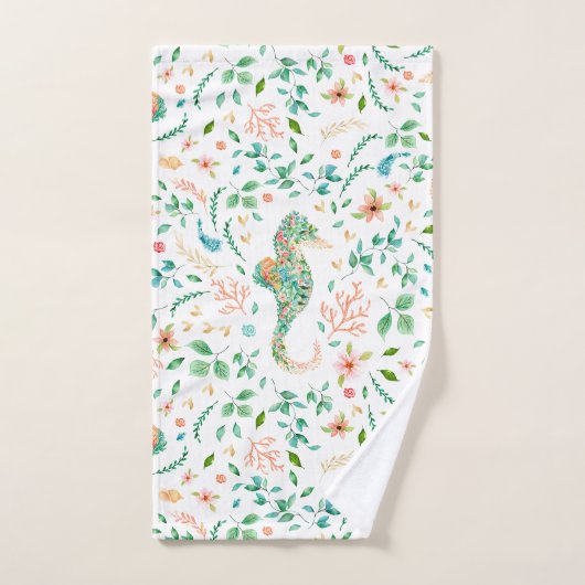 Mystiek SeahorsePattern Bad Handdoek (Handdoek)