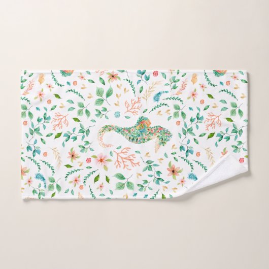 Mystiek SeahorsePattern Bad Handdoek (Handdoek)