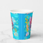 mystiek sirene-ontwerp papieren bekers (Rechts)