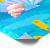 Mystiek sirene ontwerp poster (Hoek)