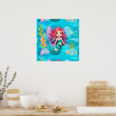 Mystiek sirene ontwerp poster (Keuken)