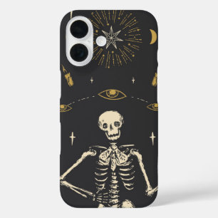 mystiek skelet iPhone 16 hoesje