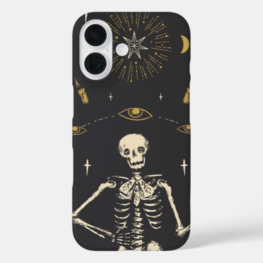 mystiek skelet Case-Mate iPhone case (Achterkant)