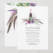 Mystiek Succulent Pop Fizz Clink Vrijgezellenfeest Kaart (Voorkant / Achterkant)