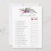 Mystiek Succulent Vrijgezellenfeest Game Kaart (Voorkant)