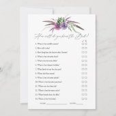 Mystiek Succulent Vrijgezellenfeest Game Kaart (Voorkant)