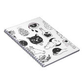 Mystiek Tattoo: Handgetekende  badge Notitieboek (Rechterzijde)