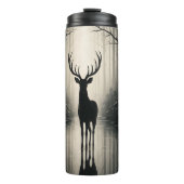 Mystiek toneel, reflecties van het bos thermosbeker (Voorkant)