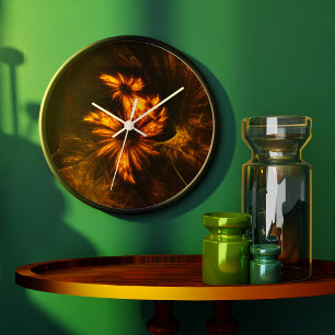 Mystiek Tuin Abstracte Kunst Rond Grote Klok