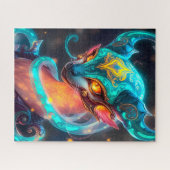 Mystiek Turquoise Ethisch Wezen Legpuzzel (Horizontaal)