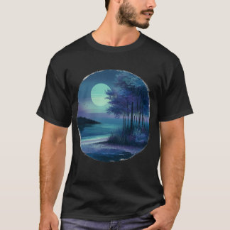 Mystiek Twilight Forest bij het Lake T-Shirt