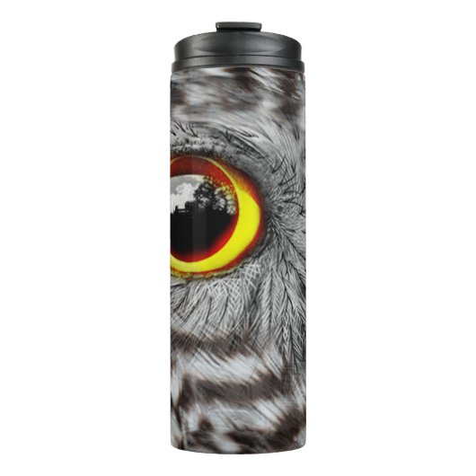 Mystiek Uil Oog Thermosbeker (Voorkant)